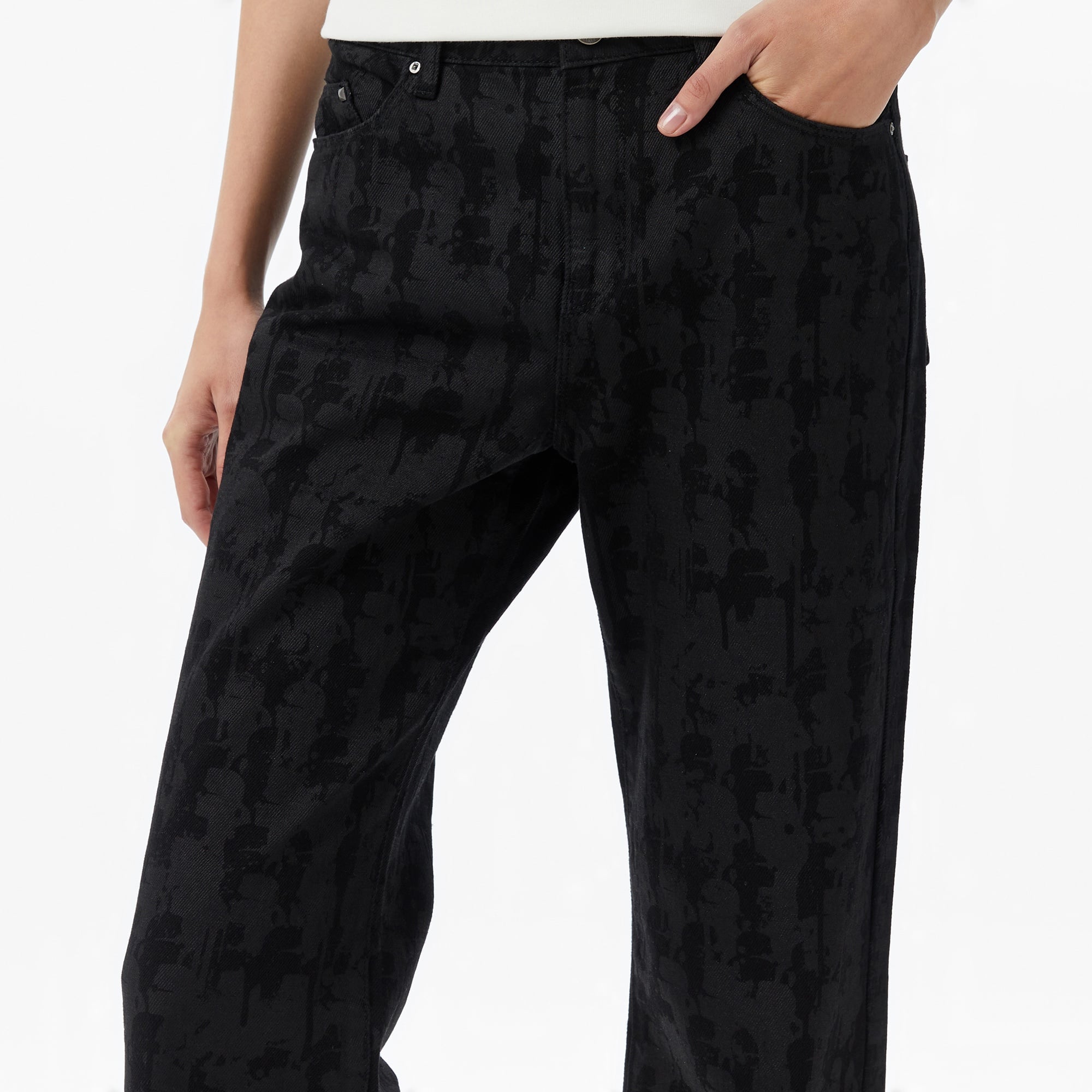 Karl Lagerfeld Kadın Siyah Pantolon