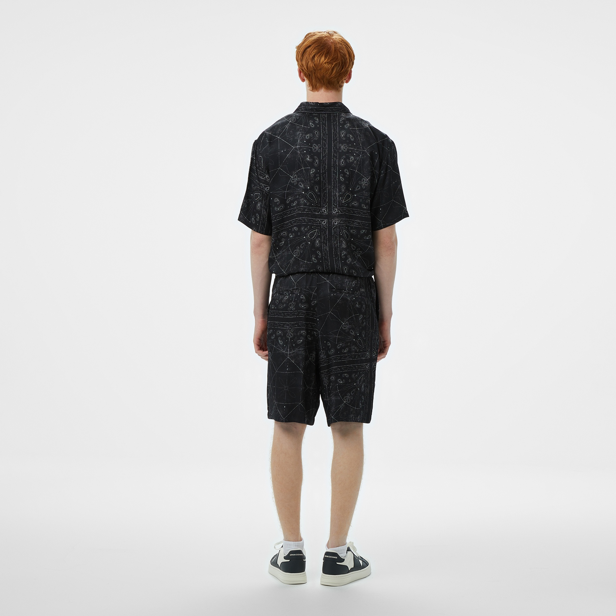 Armani Exchange Erkek Siyah Şort