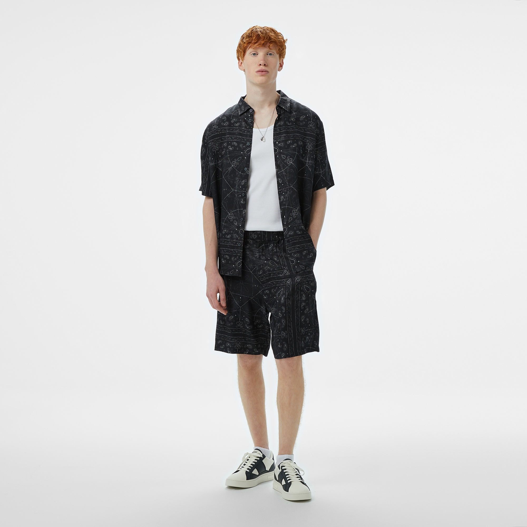 Armani Exchange Erkek Siyah Şort