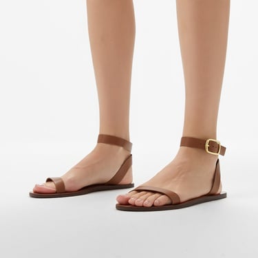  Manebi Kadın Açık Kahverengi Sandalet