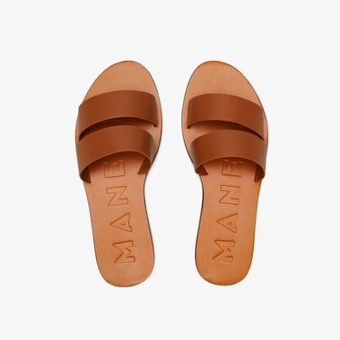  Manebi Kadın Kahverengi Terlik