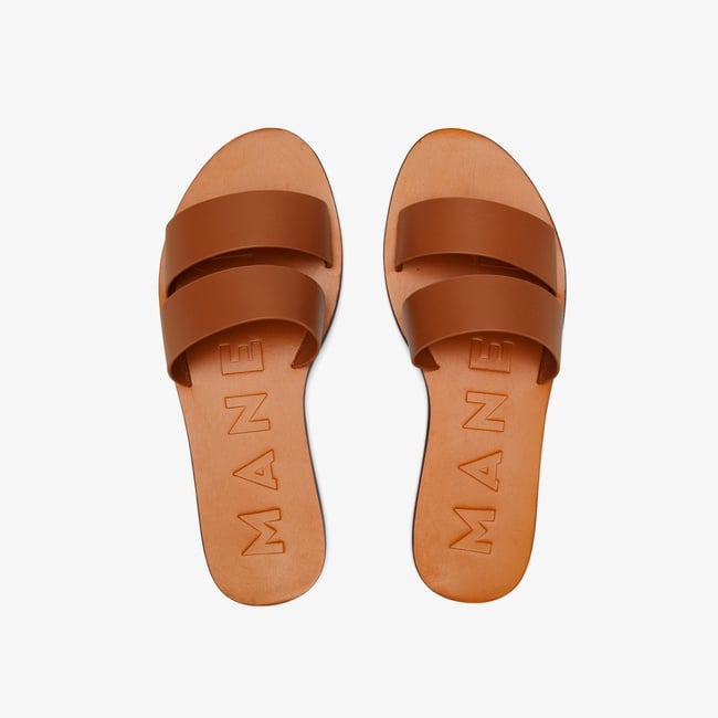  Manebi Kadın Kahverengi Terlik