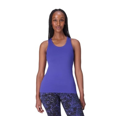  Sweaty Betty Athlete Seamless Workout Tank Kadın Mavi Tank Top