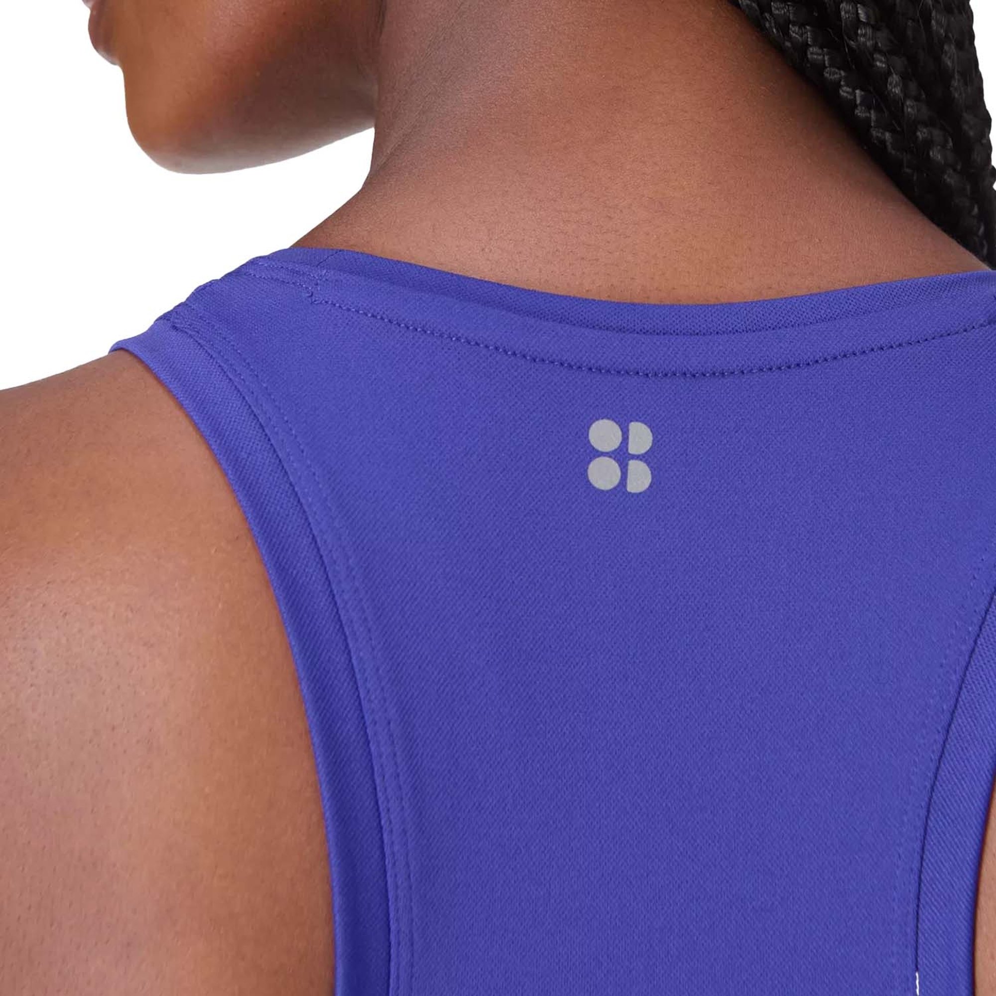 Sweaty Betty Athlete Seamless Workout Tank Kadın Mavi Tank Top