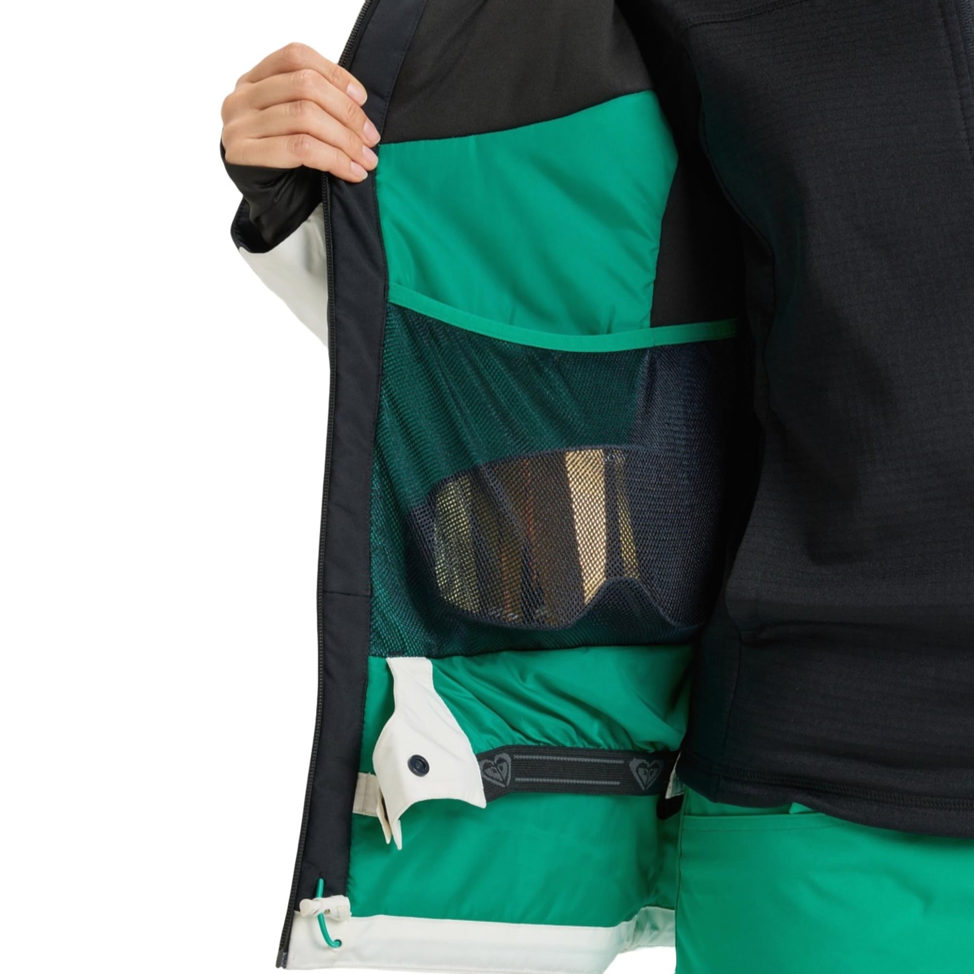 Roxy Stormdash Jk Kadın Siyah Snowboard Ceketi