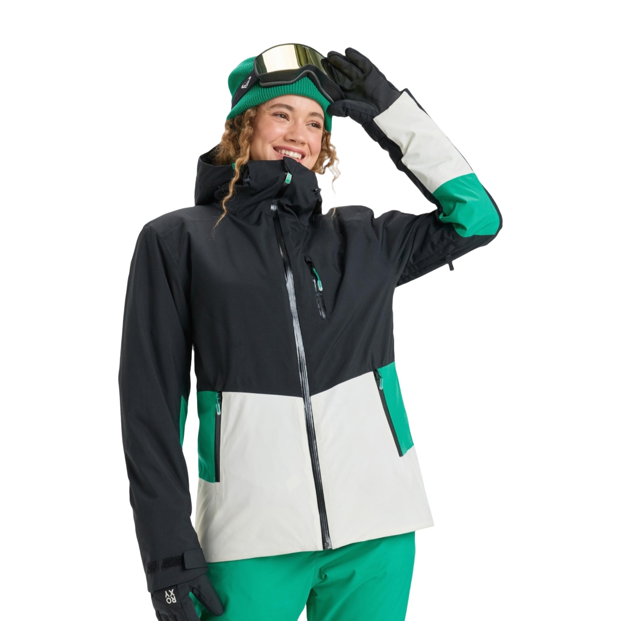 Roxy Stormdash Jk Kadın Siyah Snowboard Ceketi