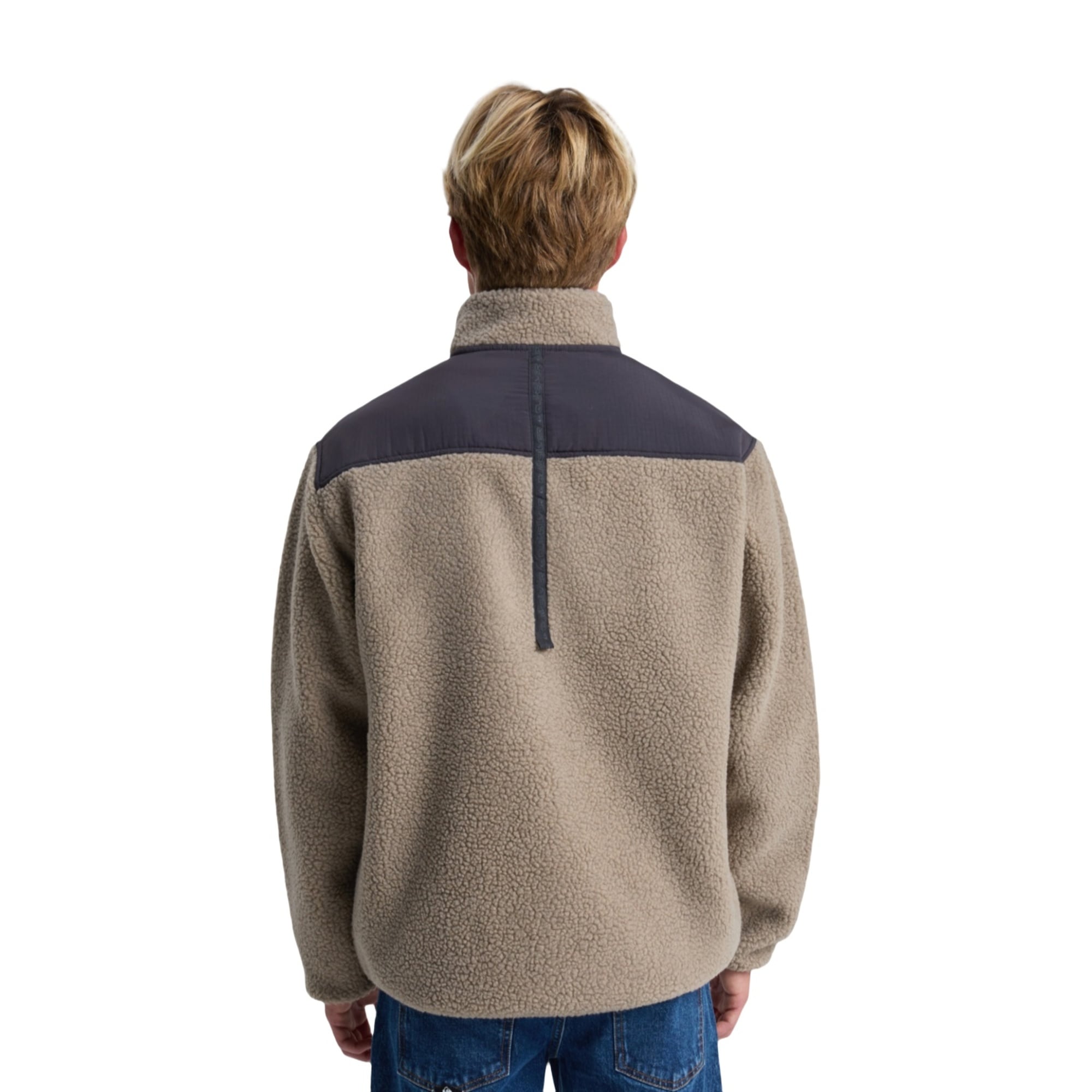 Quiksilver Shallow Water Fz Erkek Bej Polar Ceket