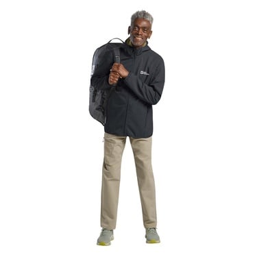  Jack Wolfskin Bornberg Hoody Erkek Siyah Softshell