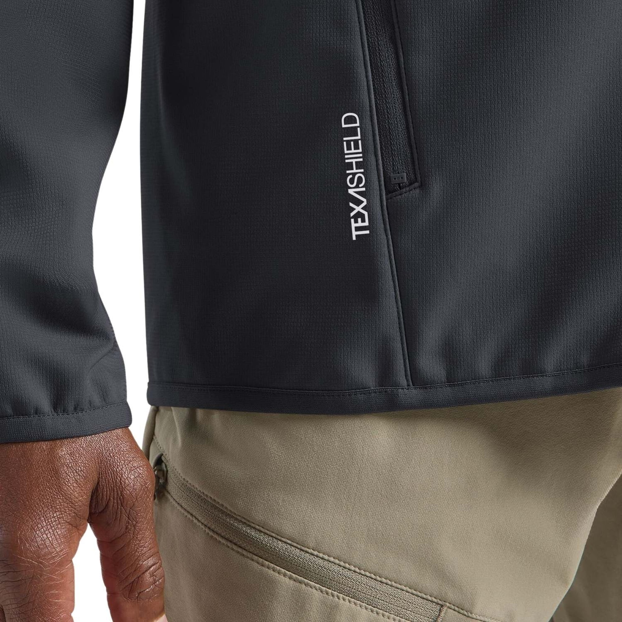 Jack Wolfskin Bornberg Hoody Erkek Siyah Softshell