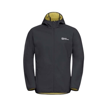  Jack Wolfskin Bornberg Hoody Erkek Siyah Softshell