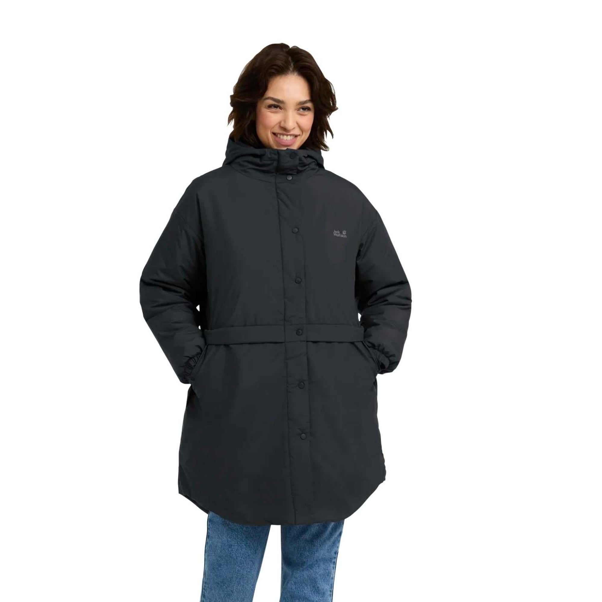 Jack Wolfskin Altay Kadın Siyah Outdoor Ceketi