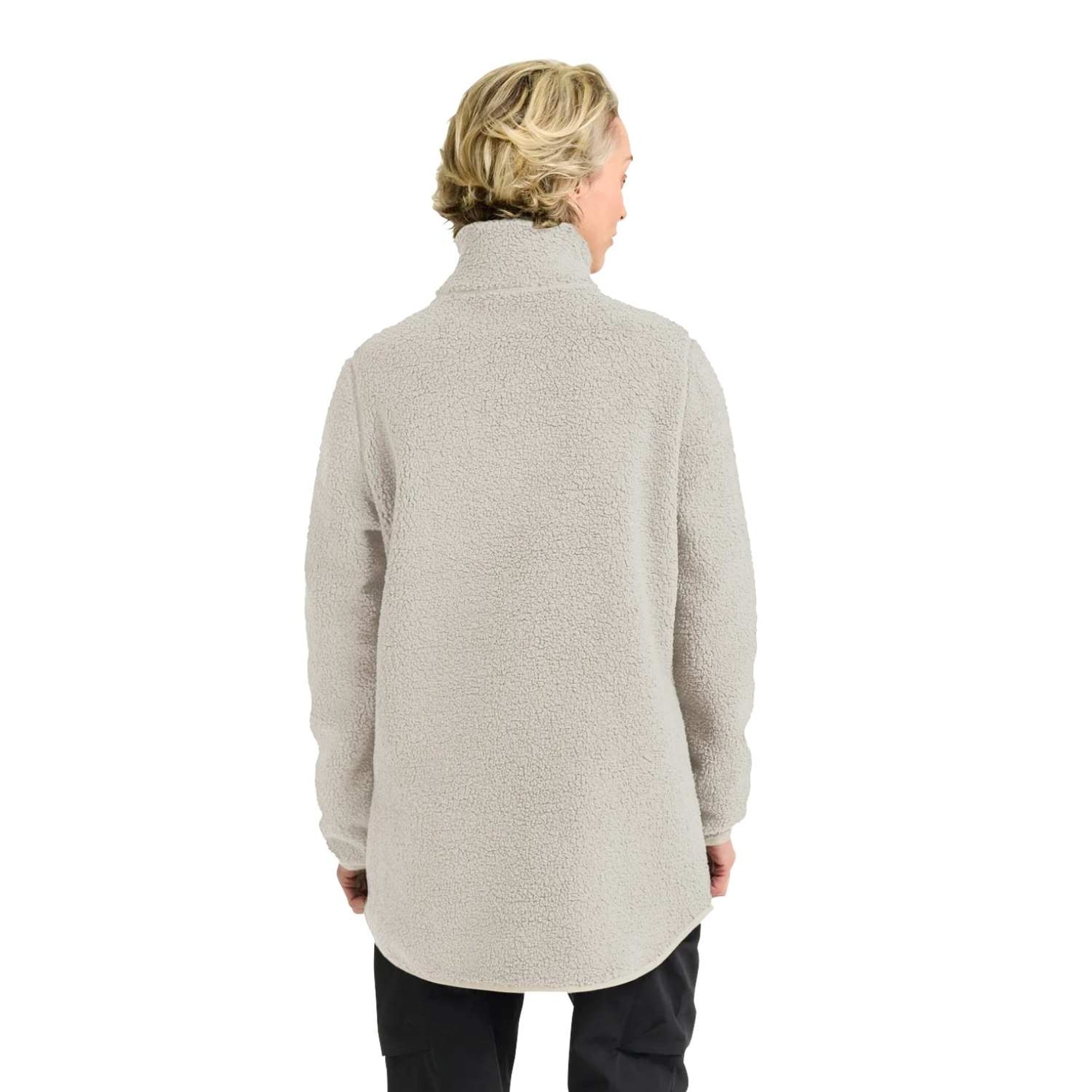 Jack Wolfskin High Curl Coat Kadın Bej Outdoor Ceketi