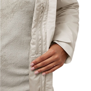  Jack Wolfskin Rotwand 3in1 Kadın Bej Outdoor Ceketi