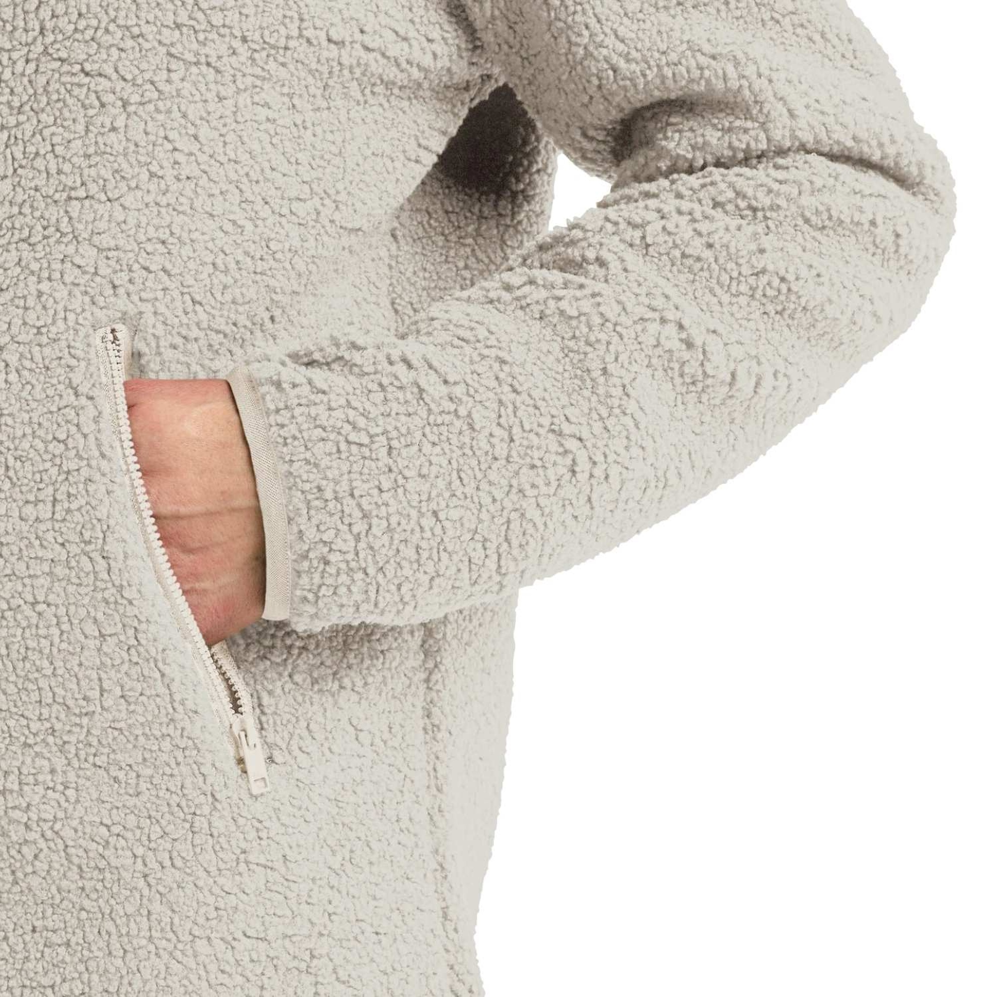 Jack Wolfskin High Curl Coat Kadın Bej Outdoor Ceketi