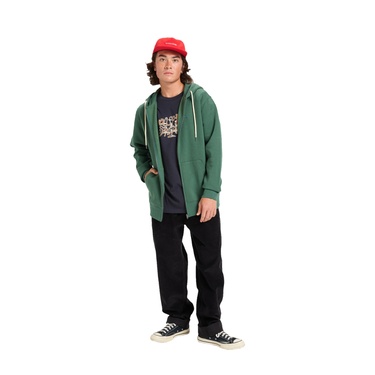  Quiksilver Salt Water Zip Hoodie Erkek Yeşil Sweatshirt