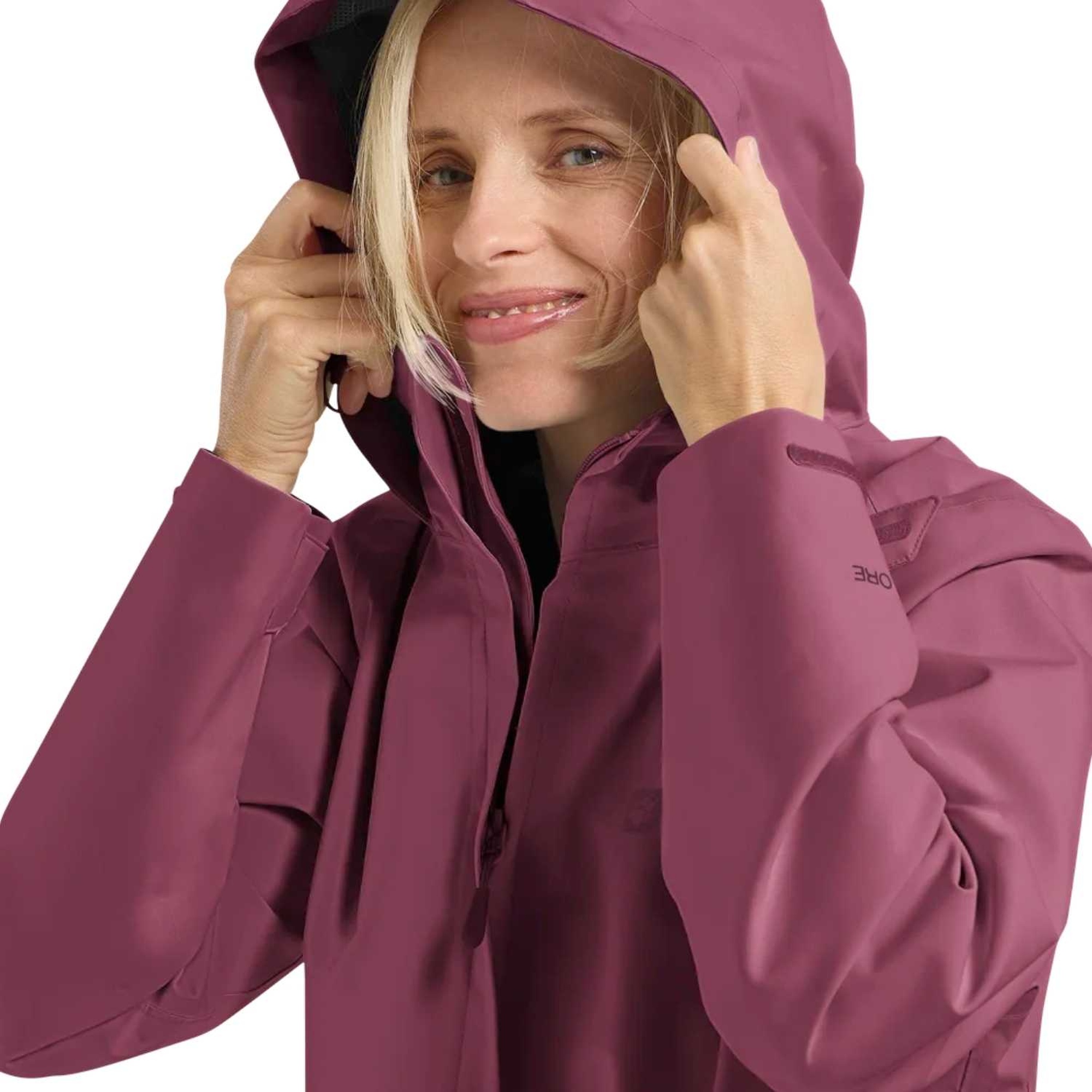 Jack Wolfskin Trailtime 2L Kadın Pembe Outdoor Ceketi