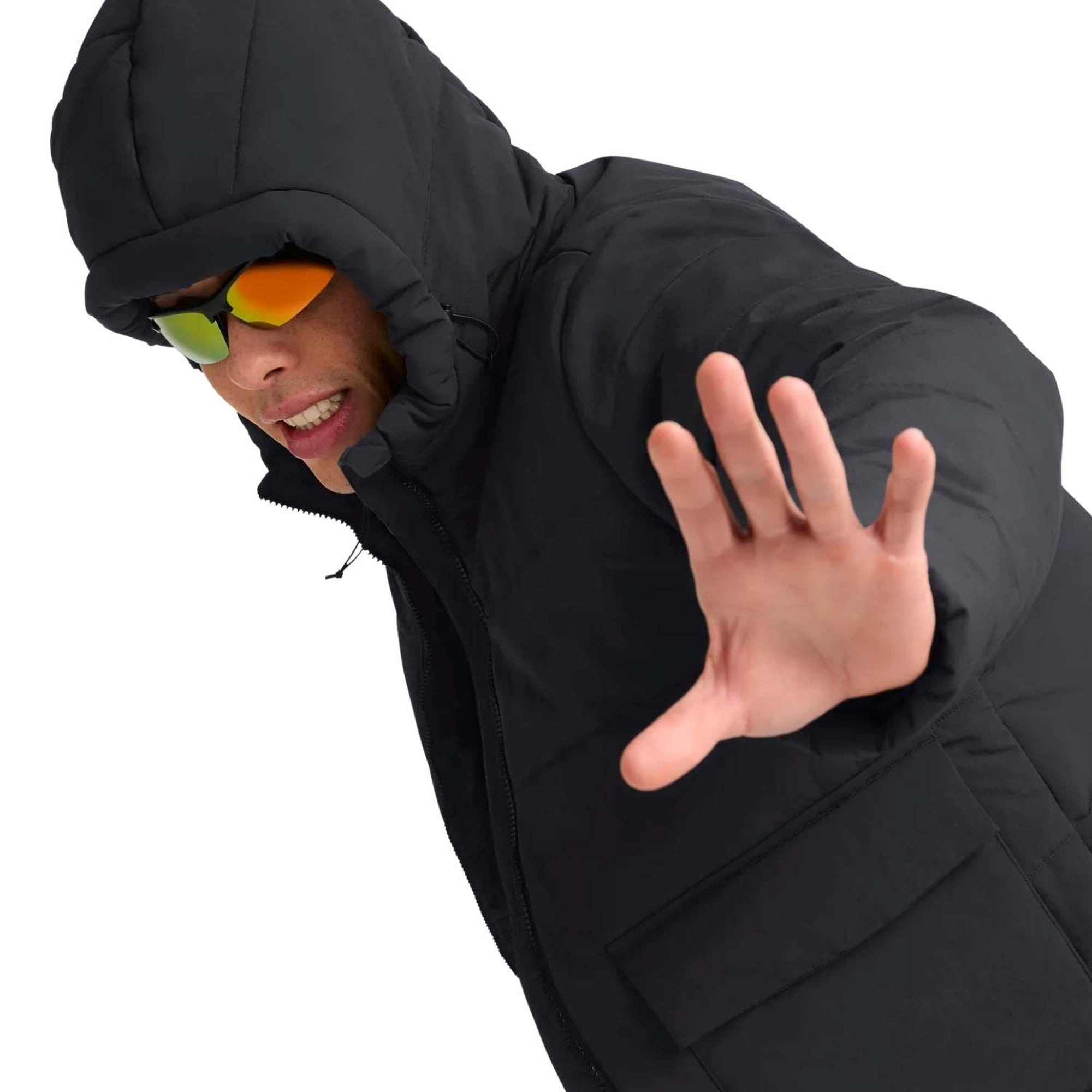 Jack Wolfskin Northern Lite Hooded Erkek Siyah Outdoor Ceketi