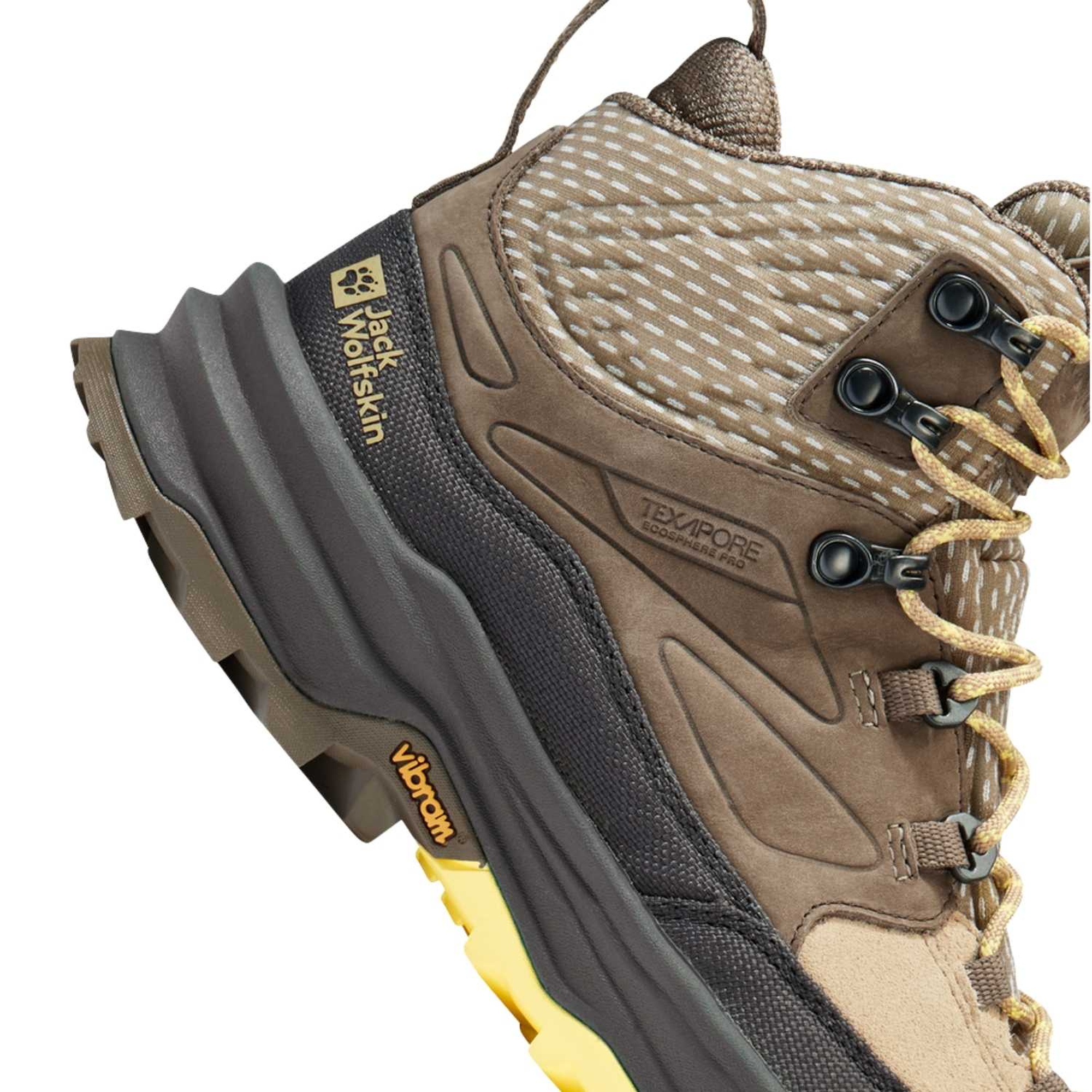 Jack Wolfskin Cyrox Texapore Mid Kadın Bej Bot