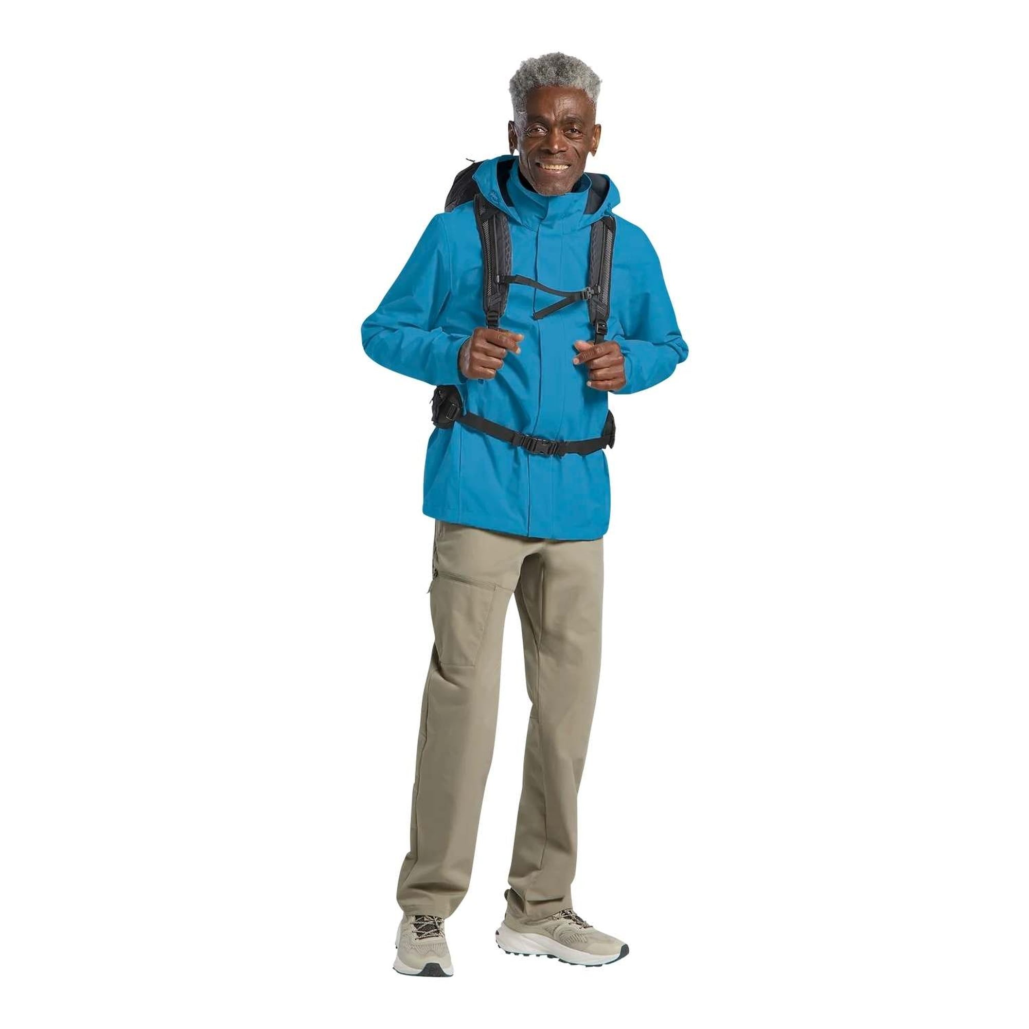 Jack Wolfskin Trailtime 2L Erkek Mavi Outdoor Ceketi
