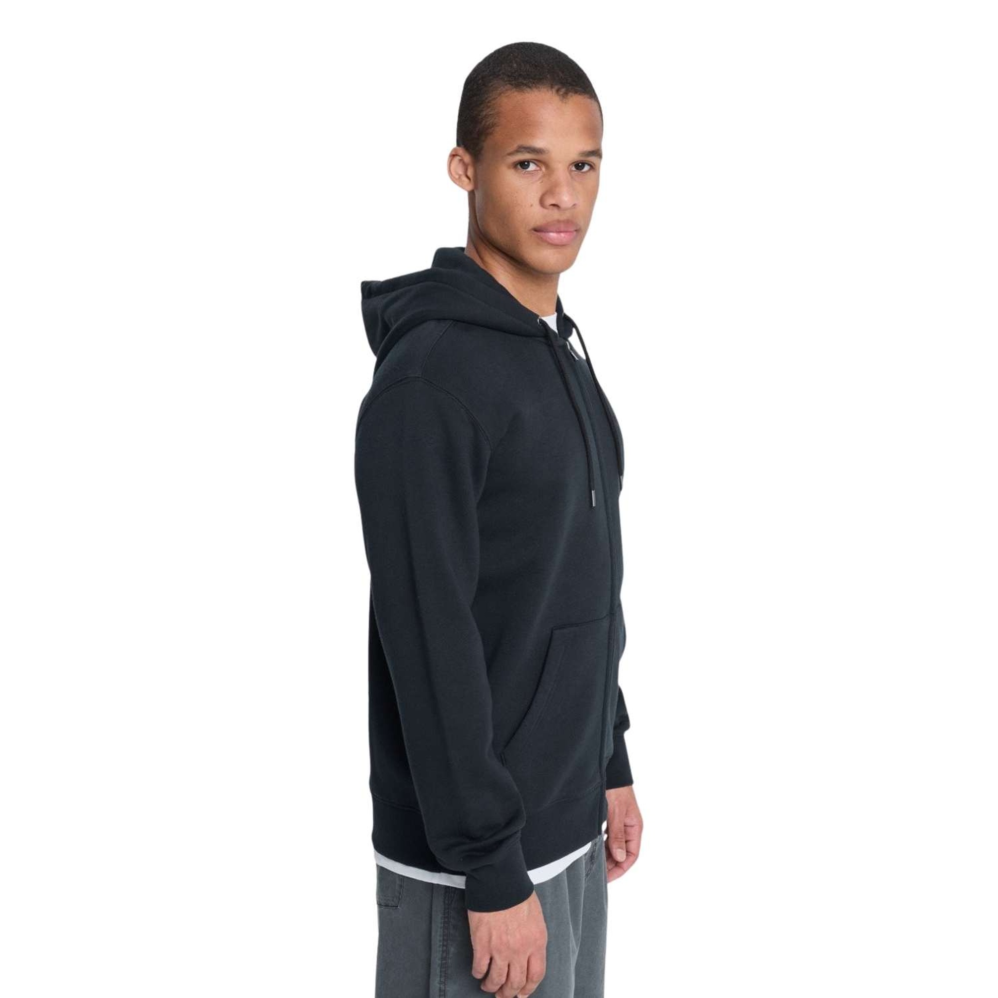 Quiksilver Salt Water Zip Hoodie Erkek Siyah Sweatshirt
