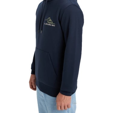  Quiksilver Light Waves Hoodie Erkek Mavi Sweatshirt