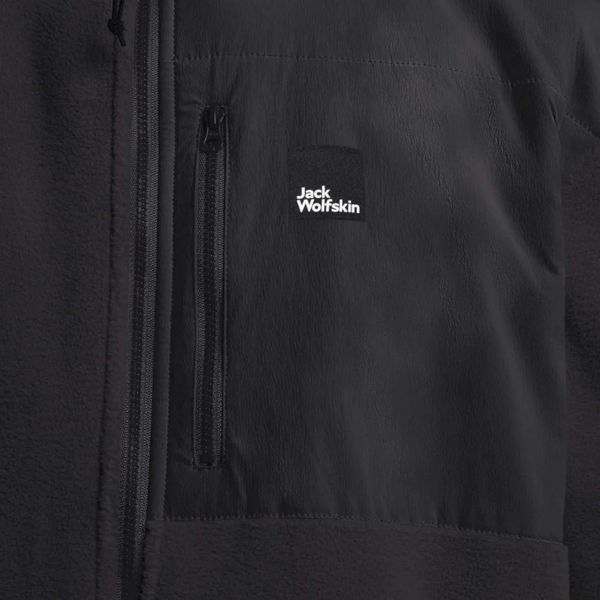 Jack Wolfskin Sumetro Fz Erkek Siyah Polar Ceket