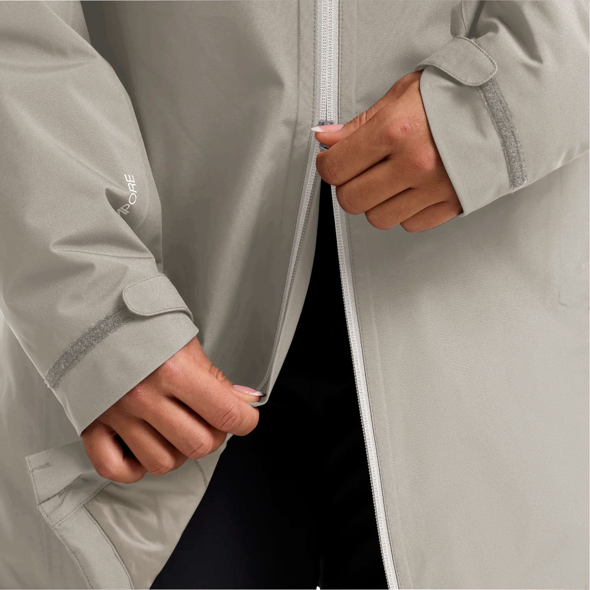 Jack Wolfskin Heidelstein Ins Kadın Bej Outdoor Ceketi