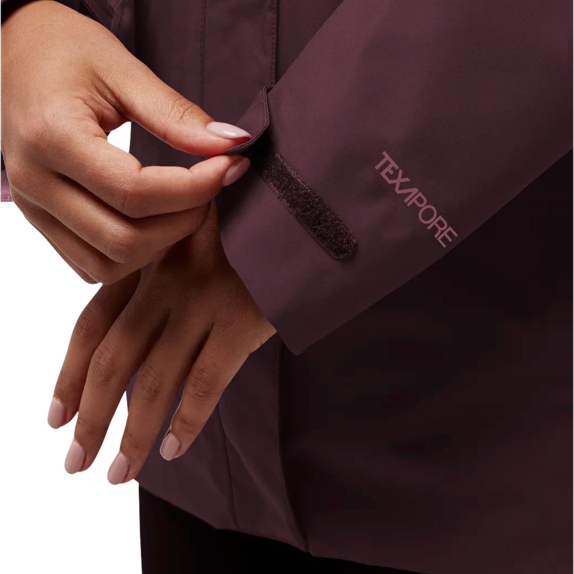 Jack Wolfskin Rotwand 3in1 Kadın Mor Outdoor Ceketi