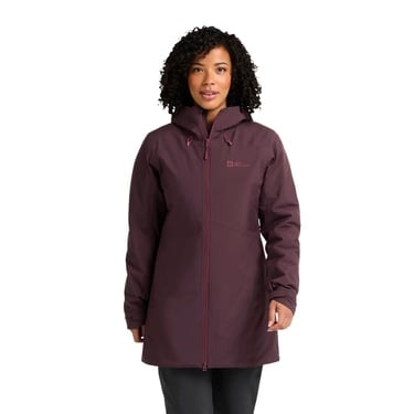  Jack Wolfskin Heidelstein Ins Kadın Mor Outdoor Ceketi