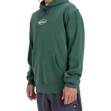  Quiksilver Salt Water Graphic Hoodie Erkek Yeşil Sweatshirt