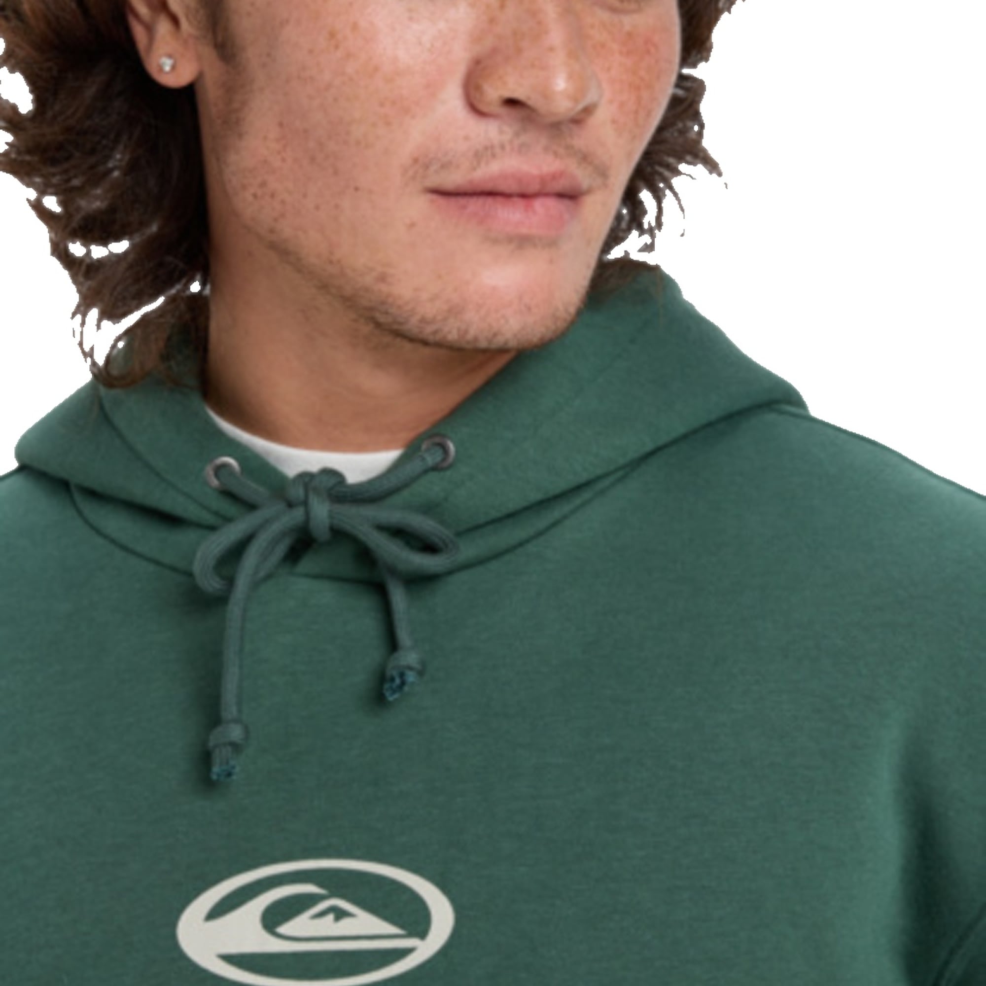 Quiksilver Salt Water Graphic Hoodie Erkek Yeşil Sweatshirt