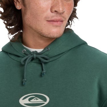  Quiksilver Salt Water Graphic Hoodie Erkek Yeşil Sweatshirt
