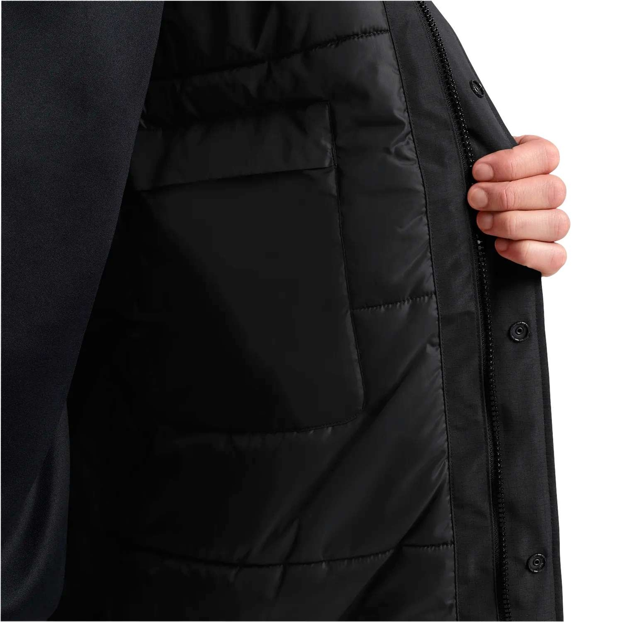 Jack Wolfskin Glacier Shield Erkek Siyah Outdoor Ceketi