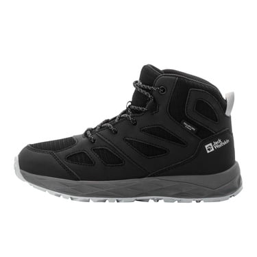  Jack Wolfskin Woodland 2 Texapore Mid K Unisex Çocuk Gri Bot