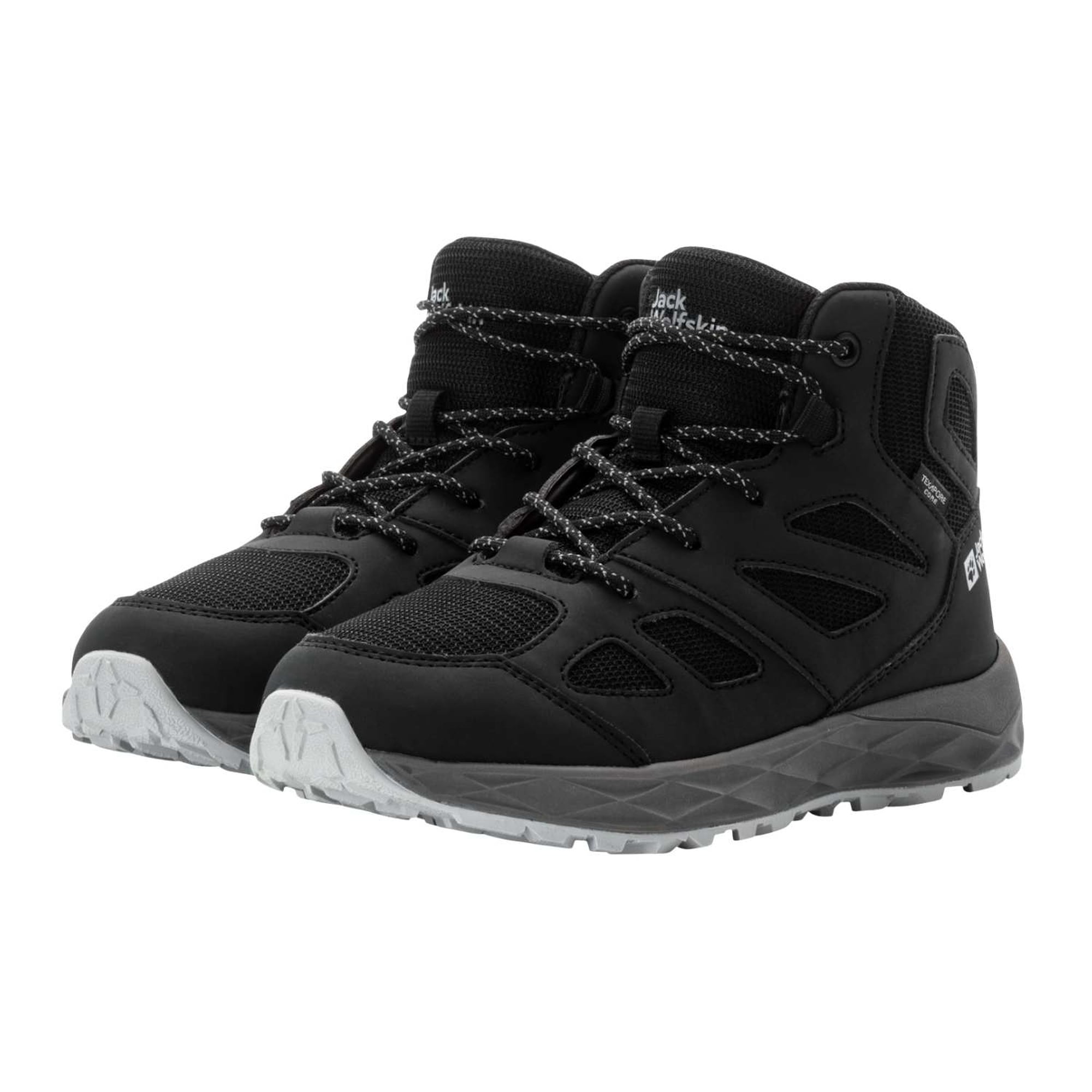 Jack Wolfskin Woodland 2 Texapore Mid K Unisex Çocuk Gri Bot