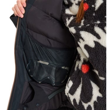  Roxy Snowyhill Puffy Jk Kadın Siyah Snowboard Ceketi