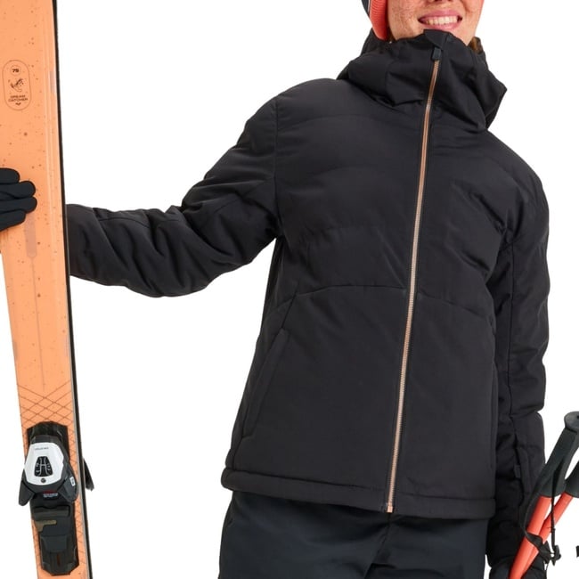  Roxy Snowyhill Puffy Jk Kadın Siyah Snowboard Ceketi