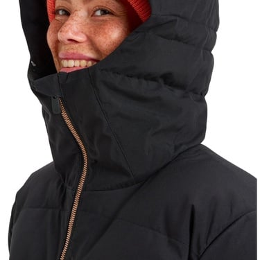  Roxy Snowyhill Puffy Jk Kadın Siyah Snowboard Ceketi