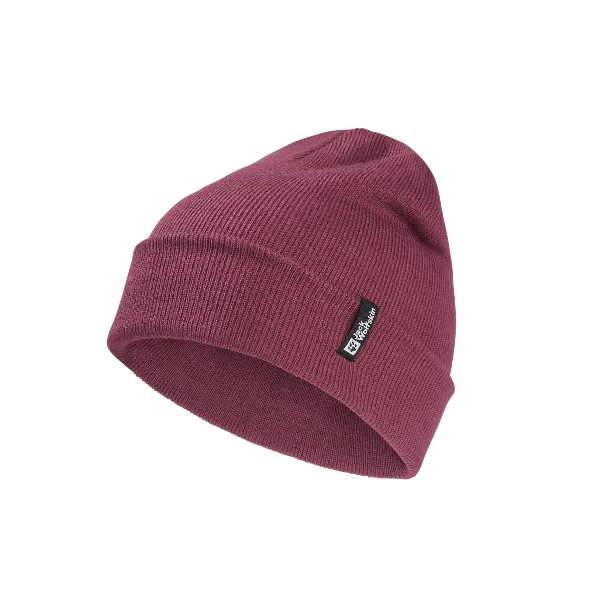 Jack Wolfskin Rib Beanie Unisex Pembe Bere