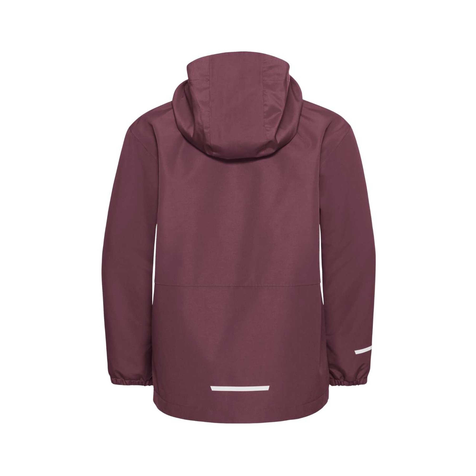 Jack Wolfskin Iceland 3in1 Jacket K Unisex Çocuk Mor Outdoor Ceketi