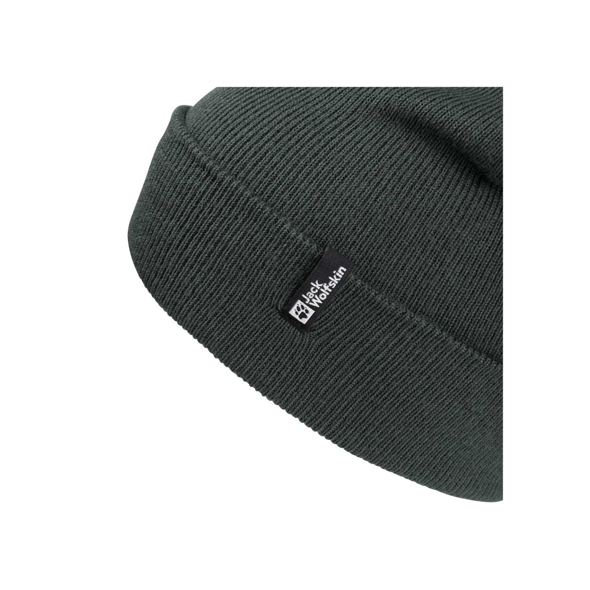 Jack Wolfskin Rib Beanie Unisex Yeşil Bere