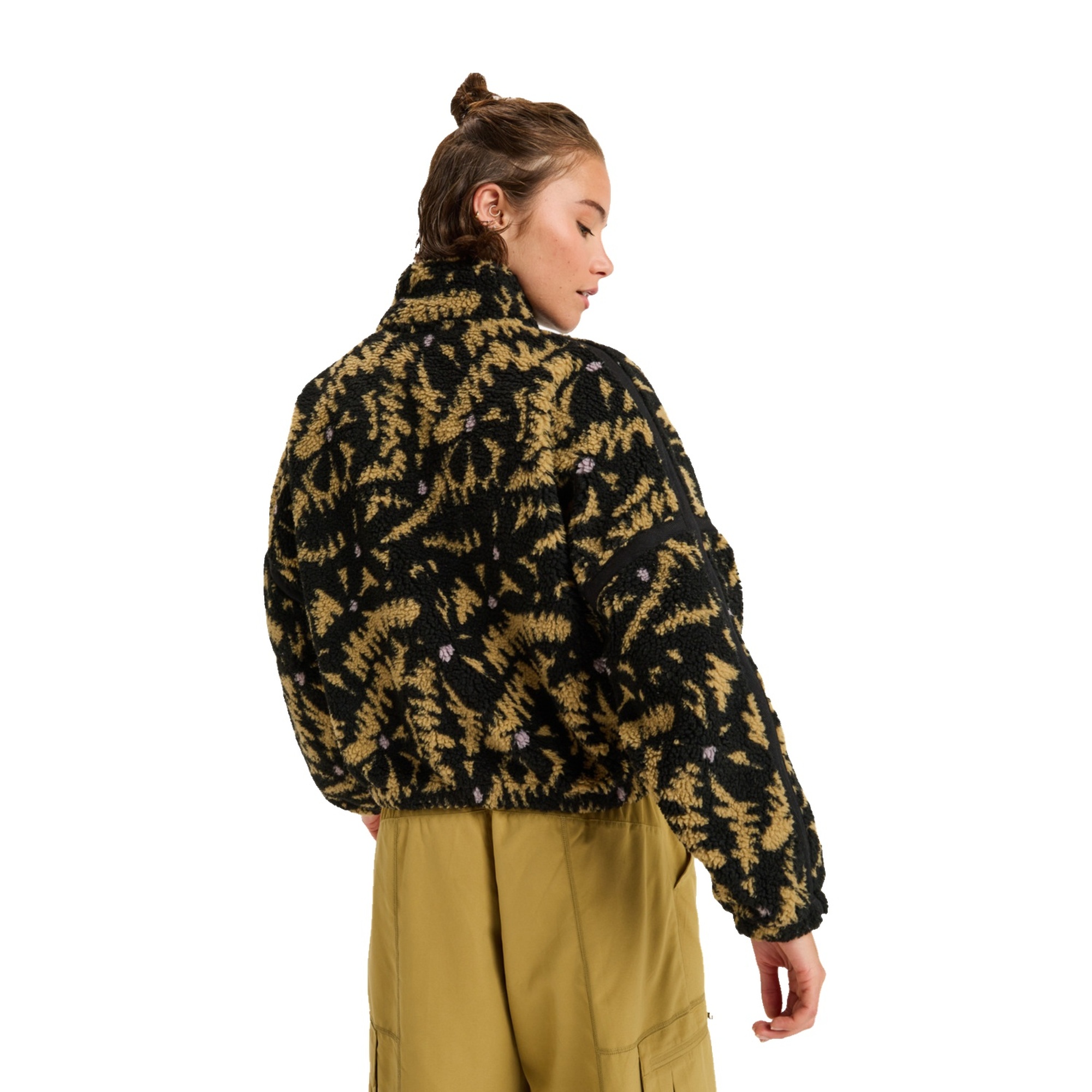 Roxy Boundless Spirit Zippered Kadın Siyah Polar Ceket