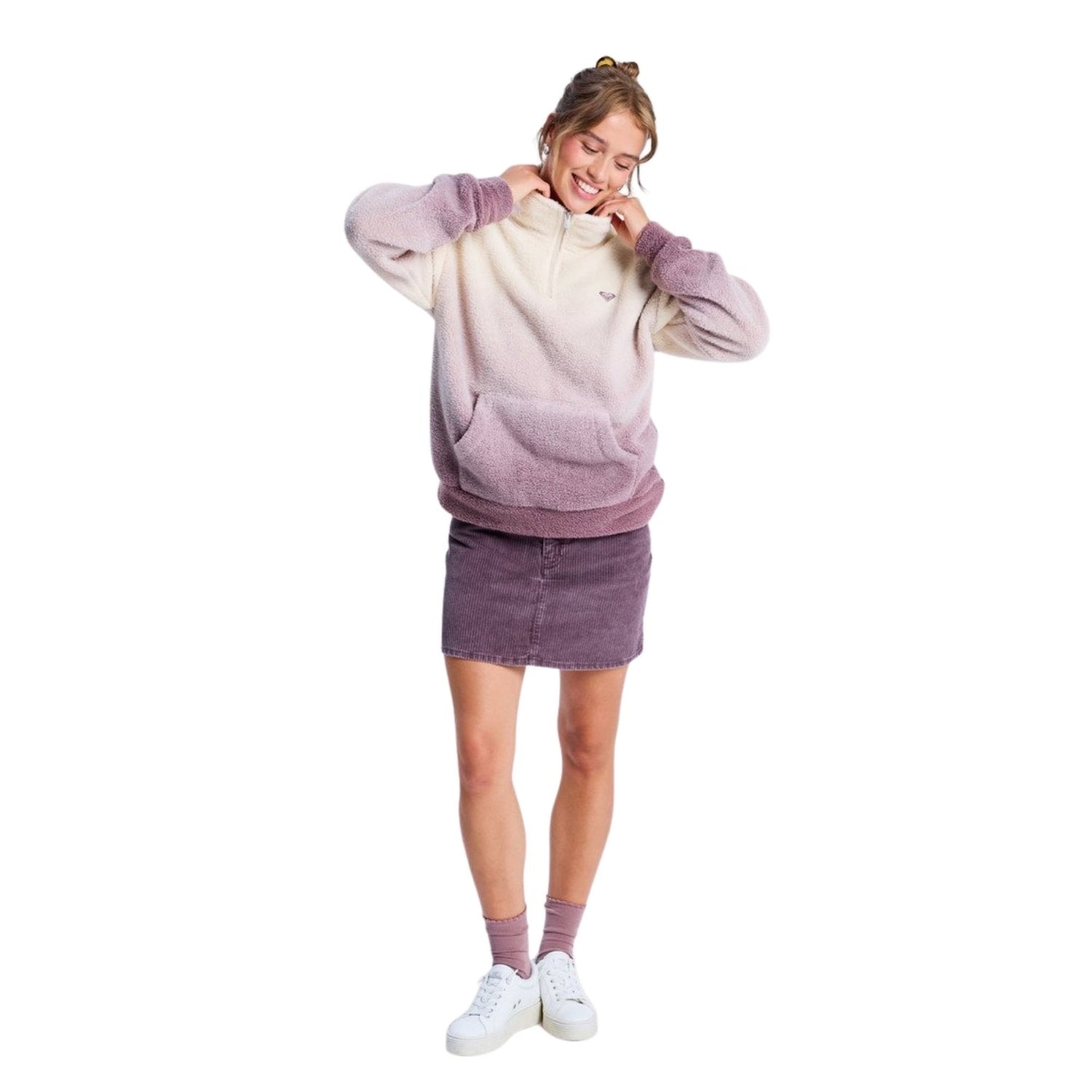 Roxy Live Out Loud Gradient Kadın Mor Polar