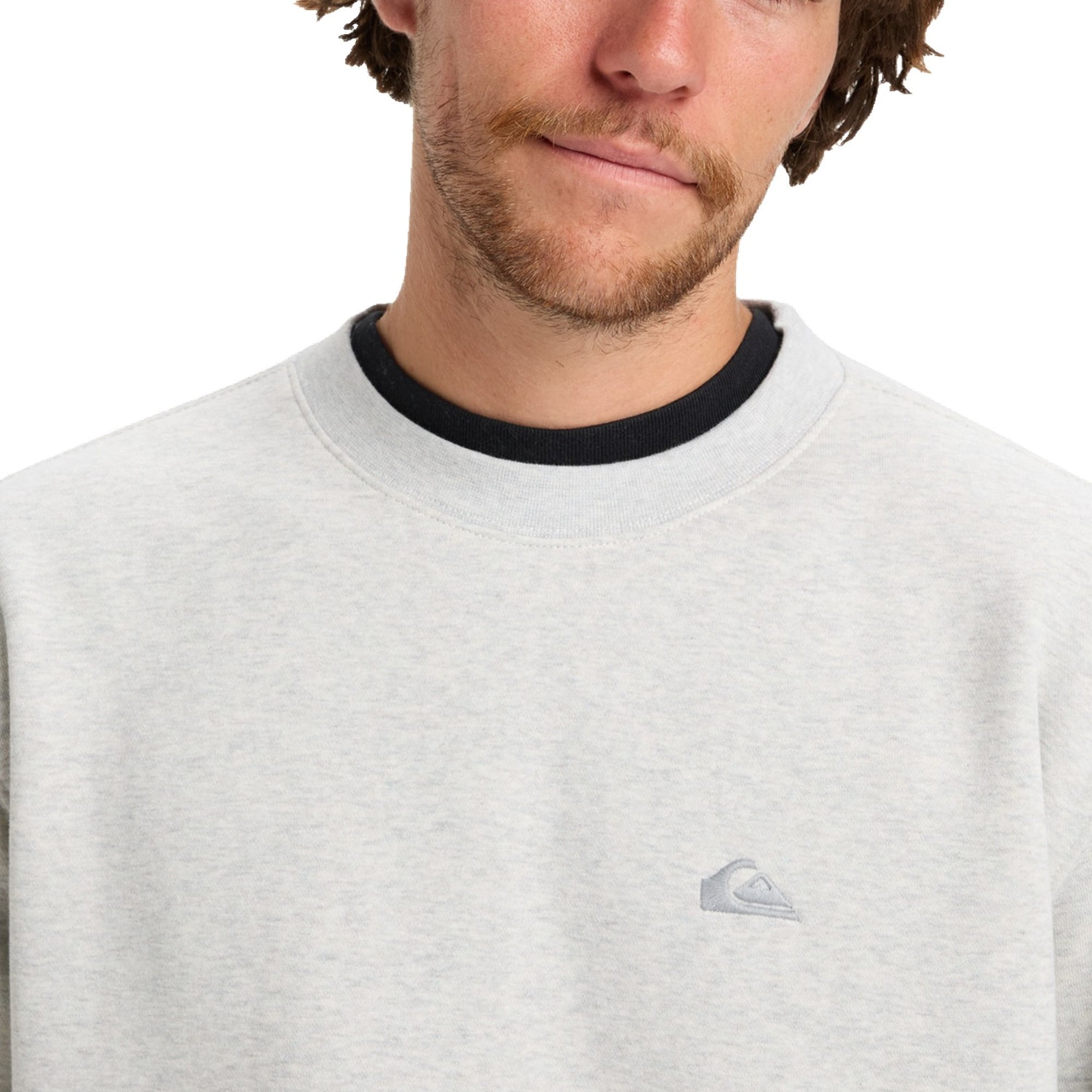 Quiksilver Salt Water Crew Erkek Gri Sweatshirt