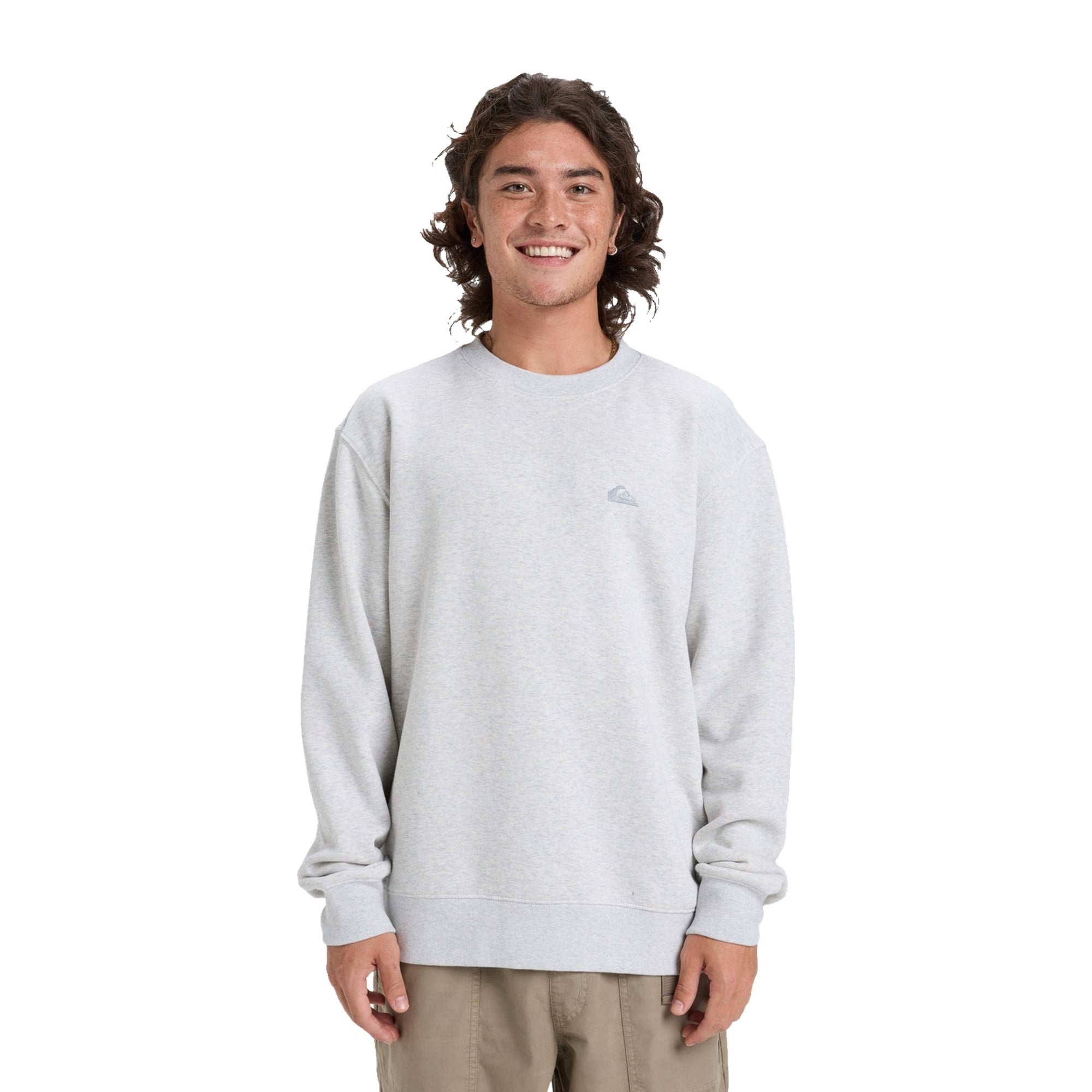 Quiksilver Salt Water Crew Erkek Gri Sweatshirt