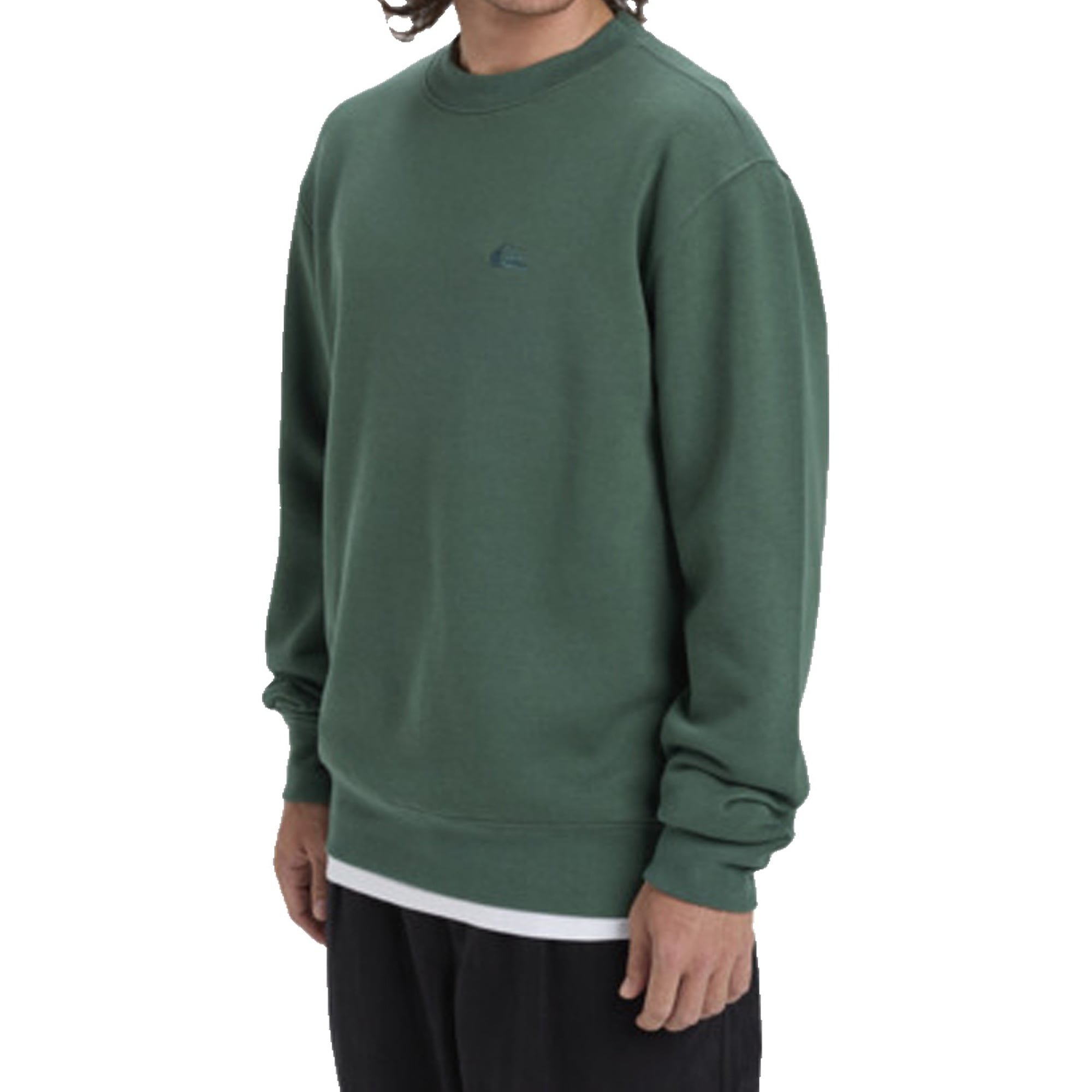 Quiksilver Salt Water Crew Erkek Yeşil Sweatshirt