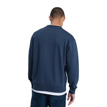  Quiksilver Salt Water Crew Erkek Mavi Sweatshirt