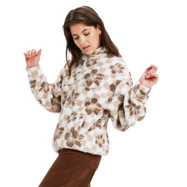  Roxy Jive Talking Bonded Kadın Kahverengi Polar