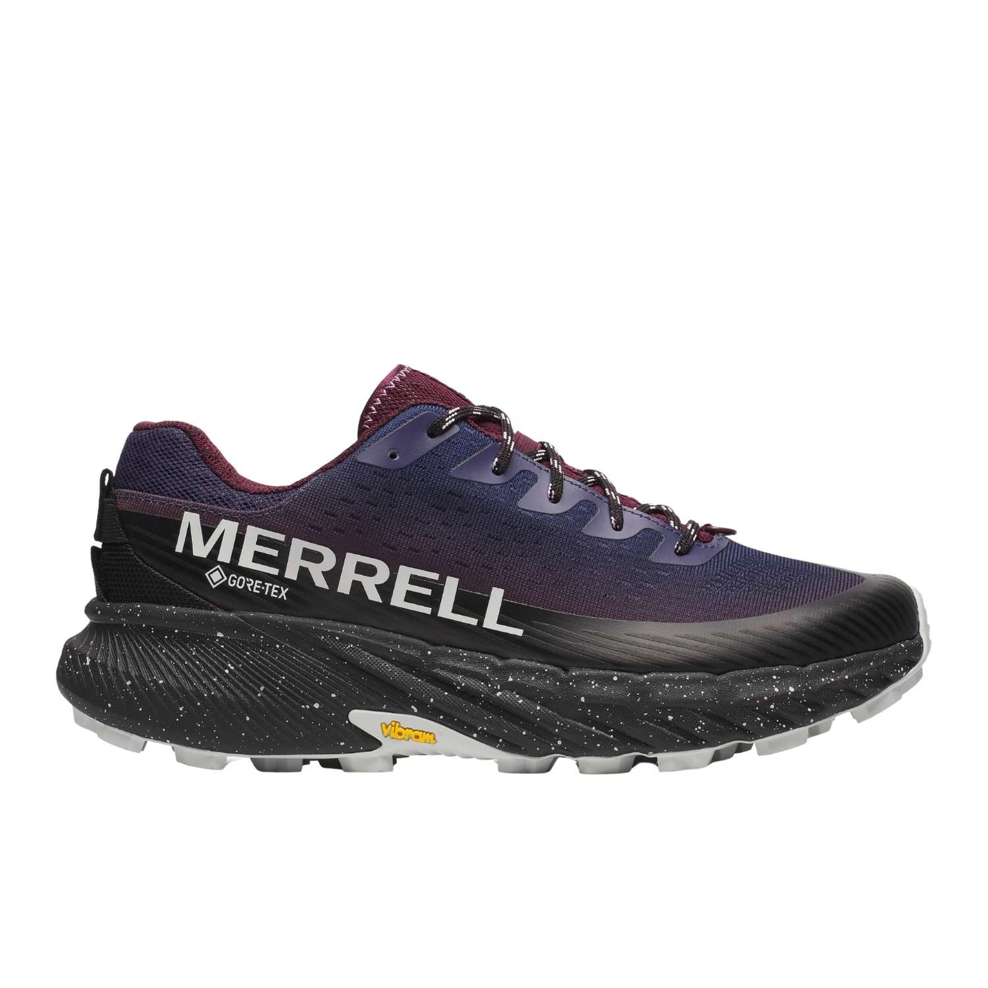 Merrell Agility Peak 5 Gore-Tex Kadın Mor Patika Koşusu Ayakkabısı
