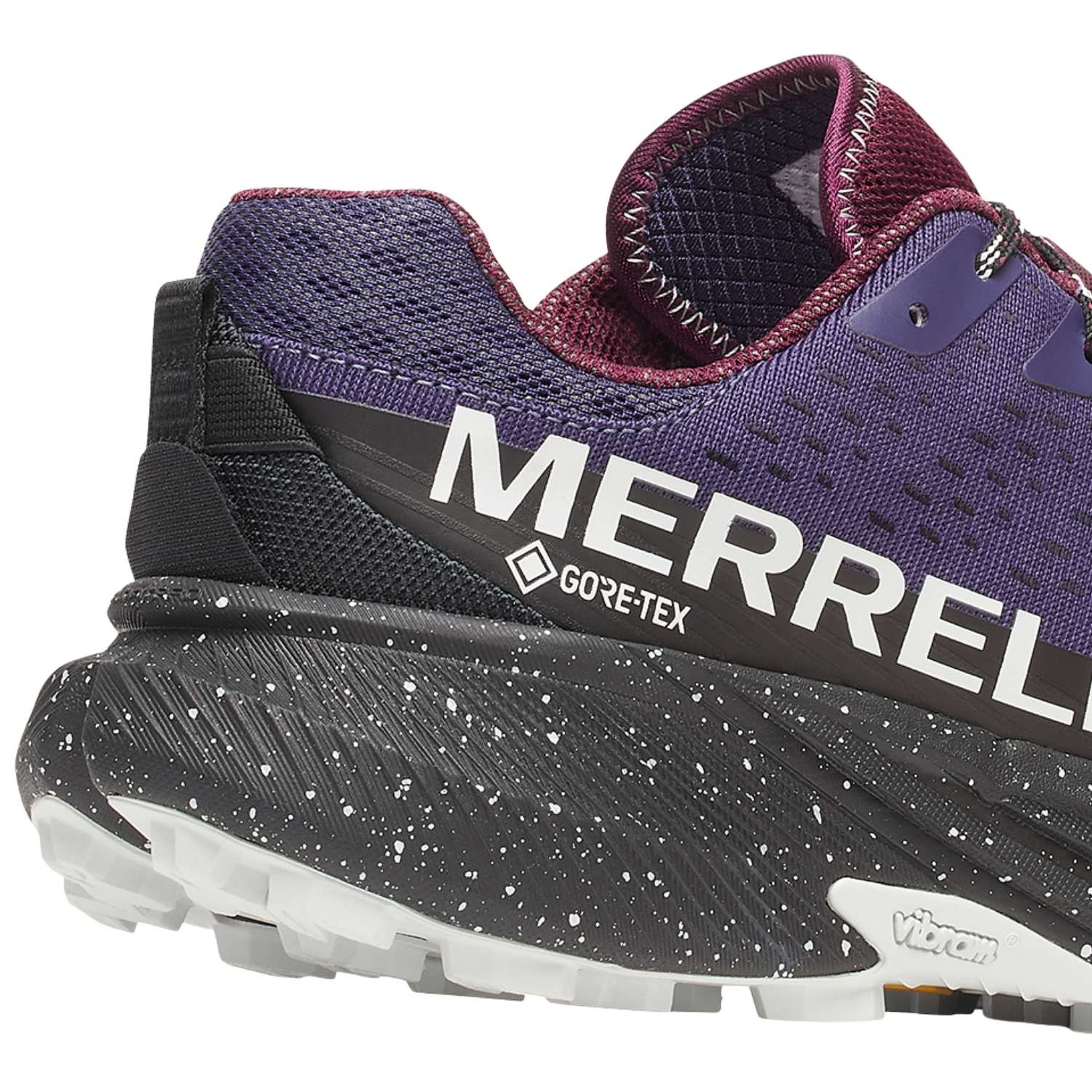 Merrell Agility Peak 5 Gore-Tex Kadın Mor Patika Koşusu Ayakkabısı